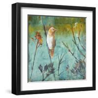 Australian Reed Warbler-Trudy Rice-Framed Art Print