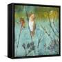 Australian Reed Warbler-Trudy Rice-Framed Stretched Canvas