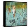 Australian Reed Warbler-Trudy Rice-Framed Stretched Canvas