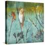 Australian Reed Warbler-Trudy Rice-Stretched Canvas