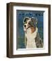 Australian Shepherd (Blue Merle)-John W^ Golden-Framed Giclee Print