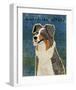 Australian Shepherd (Blue Merle)-John W^ Golden-Framed Giclee Print