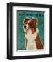 Australian Shepherd (Red)-John W^ Golden-Framed Giclee Print