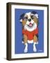 Australian Shepherd-Tomoyo Pitcher-Framed Giclee Print