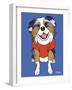 Australian Shepherd-Tomoyo Pitcher-Framed Giclee Print