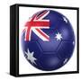 Australian Soccer Ball-zentilia-Framed Stretched Canvas