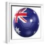 Australian Soccer Ball-zentilia-Framed Premium Giclee Print