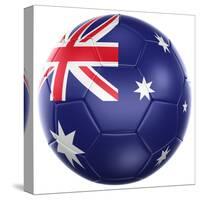 Australian Soccer Ball-zentilia-Stretched Canvas