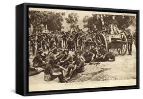 Australian Soldiers, World War I, 1914-null-Framed Stretched Canvas