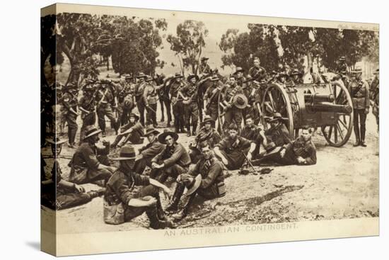 Australian Soldiers, World War I, 1914-null-Stretched Canvas