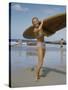 Australian Surfer Girl-John Dominis-Stretched Canvas