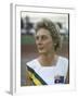 Australian Track Star Betty Cuthbert at Summer Olympics-null-Framed Premium Photographic Print