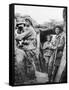 Australian Troops in the Turkish Lone Pine Trenches, 1915-null-Framed Stretched Canvas