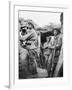 Australian Troops in the Turkish Lone Pine Trenches, 1915-null-Framed Photographic Print