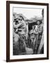 Australian Troops in the Turkish Lone Pine Trenches, 1915-null-Framed Photographic Print