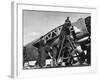 Australians Check Planes-null-Framed Photographic Print