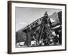Australians Check Planes-null-Framed Photographic Print