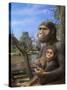 Australopithecus Afarensis, Artwork-Mauricio Anton-Stretched Canvas