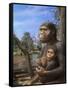 Australopithecus Afarensis, Artwork-Mauricio Anton-Framed Stretched Canvas