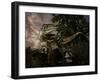 Australovenator Was a Theropod Dinosaur from the Early Cretaceous Period-null-Framed Art Print