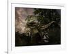 Australovenator Was a Theropod Dinosaur from the Early Cretaceous Period-null-Framed Art Print
