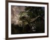 Australovenator Was a Theropod Dinosaur from the Early Cretaceous Period-null-Framed Art Print