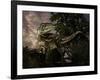 Australovenator Was a Theropod Dinosaur from the Early Cretaceous Period-null-Framed Art Print