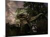 Australovenator Was a Theropod Dinosaur from the Early Cretaceous Period-null-Mounted Art Print