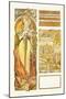 Austria: 1900-Alphonse Mucha-Mounted Art Print