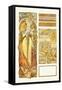 Austria: 1900-Alphonse Mucha-Framed Stretched Canvas