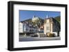 Austria, Baden Bei Wien, Thermenregion, Helental, Rauhenstein Ruins with Houses in Foreground-Rainer Mirau-Framed Photographic Print