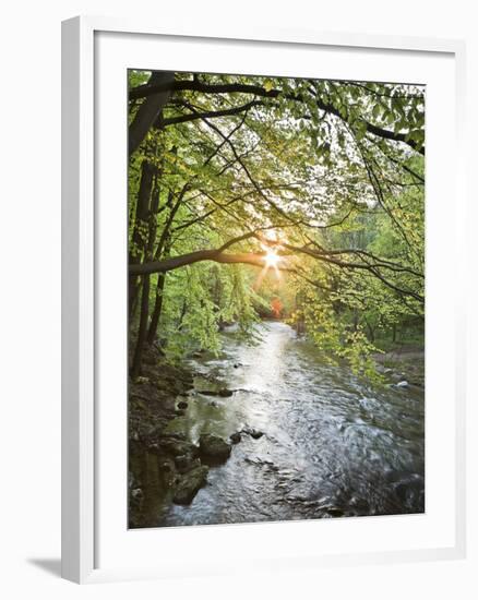 Austria, Baden Near Vienna, Helenental, River Schwechat (Village)-Rainer Mirau-Framed Photographic Print