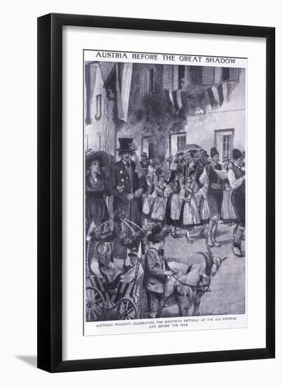 Austria before the Great Shadow-Charles Mills Sheldon-Framed Giclee Print