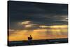 Austria, Burgenland, Morbisch at Sunrise-Udo Bernhart-Stretched Canvas