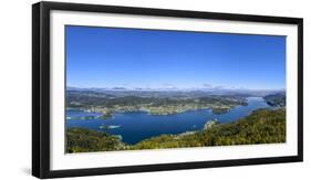 Austria, Carinthia, Eastern Part with Pšrtschach and Maria Wšrth-Udo Siebig-Framed Photographic Print