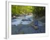 Austria, Carinthia, Mauthner Klamm (Ravine), Valentinbach (Brook), Stones, Bridge-Rainer Mirau-Framed Photographic Print