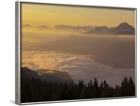 Austria, Carinthia, Morning Mood, Sunrise-Rainer Mirau-Framed Photographic Print