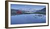 Austria, Carinthia, National Park Hohe Tauern, Hochalmspitze, Schwarzhornsee, Tent, Moon-Rainer Mirau-Framed Photographic Print