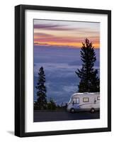 Austria, Carinthia, View from Dobratsch, Camper-Rainer Mirau-Framed Photographic Print