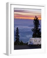 Austria, Carinthia, View from Dobratsch, Camper-Rainer Mirau-Framed Photographic Print