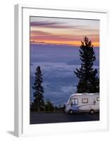 Austria, Carinthia, View from Dobratsch, Camper-Rainer Mirau-Framed Photographic Print