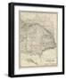 Austria East, c.1861-Alexander Keith Johnston-Framed Art Print