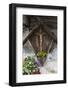 Austria, East Tyrol, Innergschlš§, Wayside Cross at Exterior Wall-Gerhard Wild-Framed Photographic Print