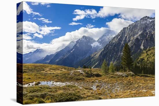 Austria, East Tyrol, Staller Saddle, Hinterbergkofel, Riesenferner Group (Mountain-Gerhard Wild-Stretched Canvas