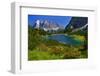 Austria, Ehrwald, Seebensee with Zugspitze-Ludwig Mallaun-Framed Photographic Print