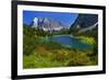 Austria, Ehrwald, Seebensee with Zugspitze-Ludwig Mallaun-Framed Photographic Print