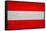 Austria Flag Design with Wood Patterning - Flags of the World Series-Philippe Hugonnard-Framed Stretched Canvas