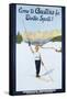 Austria for Winter Sports Poster-null-Framed Stretched Canvas