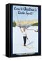 Austria for Winter Sports Poster-null-Framed Stretched Canvas