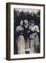 Austria, Gmunden, Johannes Brahms with Wife and Daughter of Viktor Von Miller Zu Aichholz-null-Framed Giclee Print